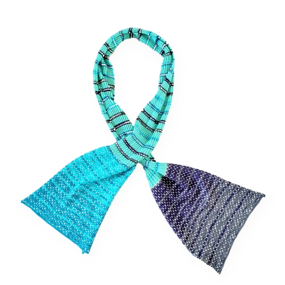 Missoni Striped Crochet Knit Scarf - Picture 1 of 4